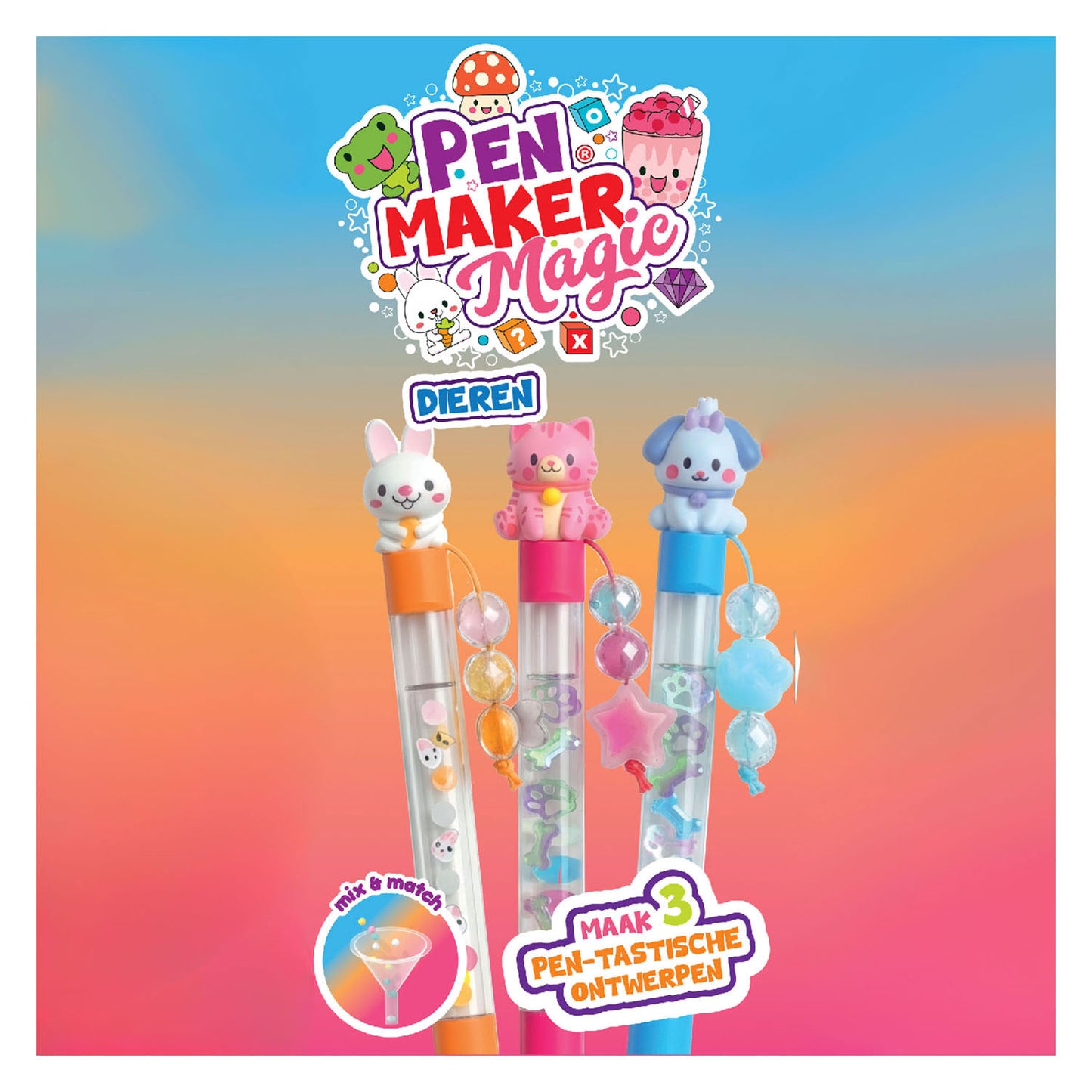 Spectron pen maker magic mini animal - fabriquez votre propre stylo