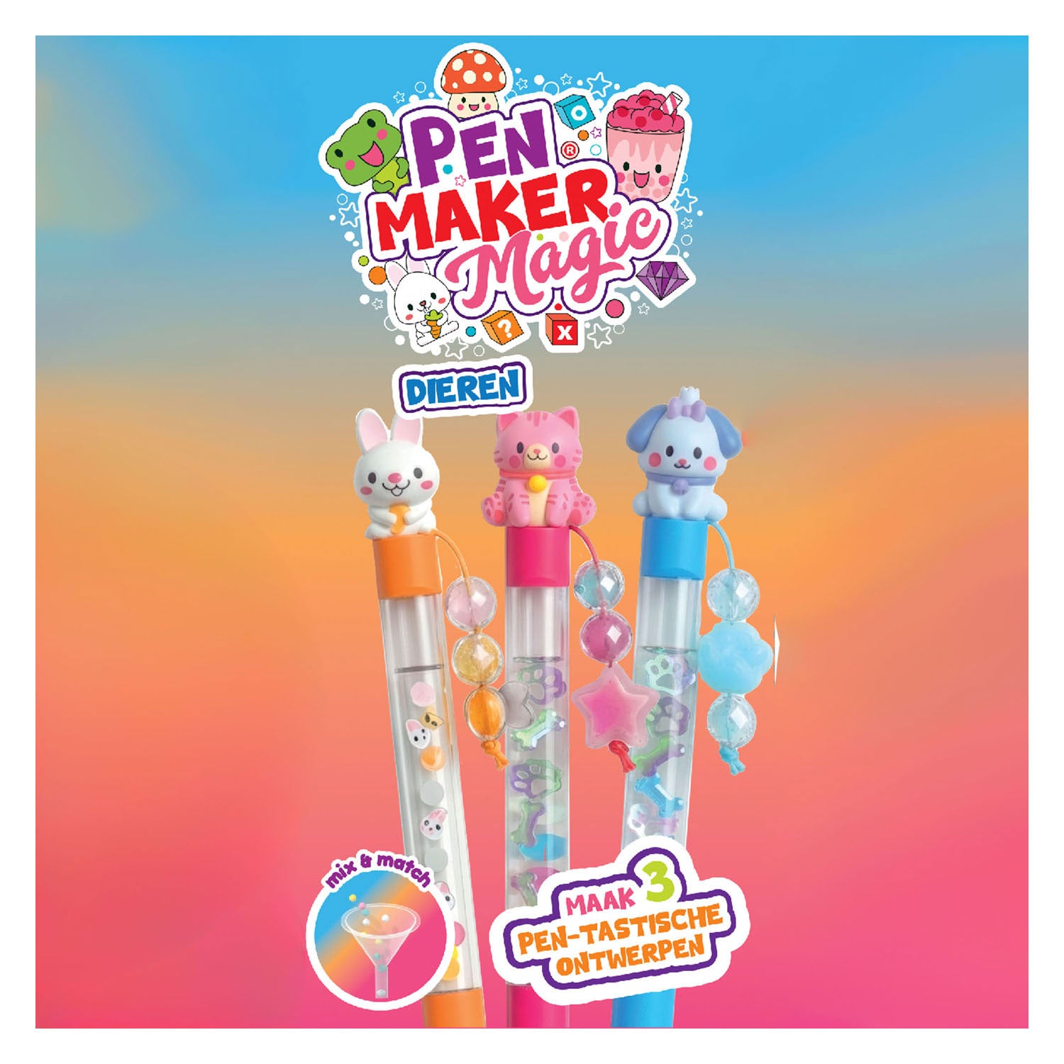 Spectron pen maker magic mini animal - fabriquez votre propre stylo