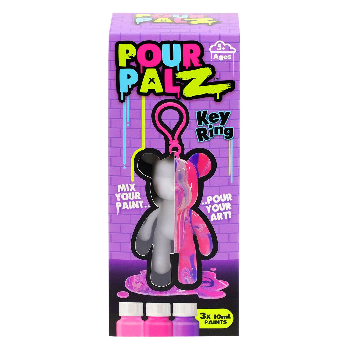 Spectron pour palz mini porte-clés ours de peinture