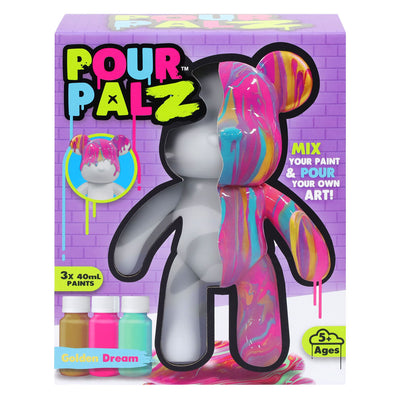 Spectron pour Palz Golden Dream Beer Kit de peinture pour coulée - incl. 3 couleurs de peinture acrylique