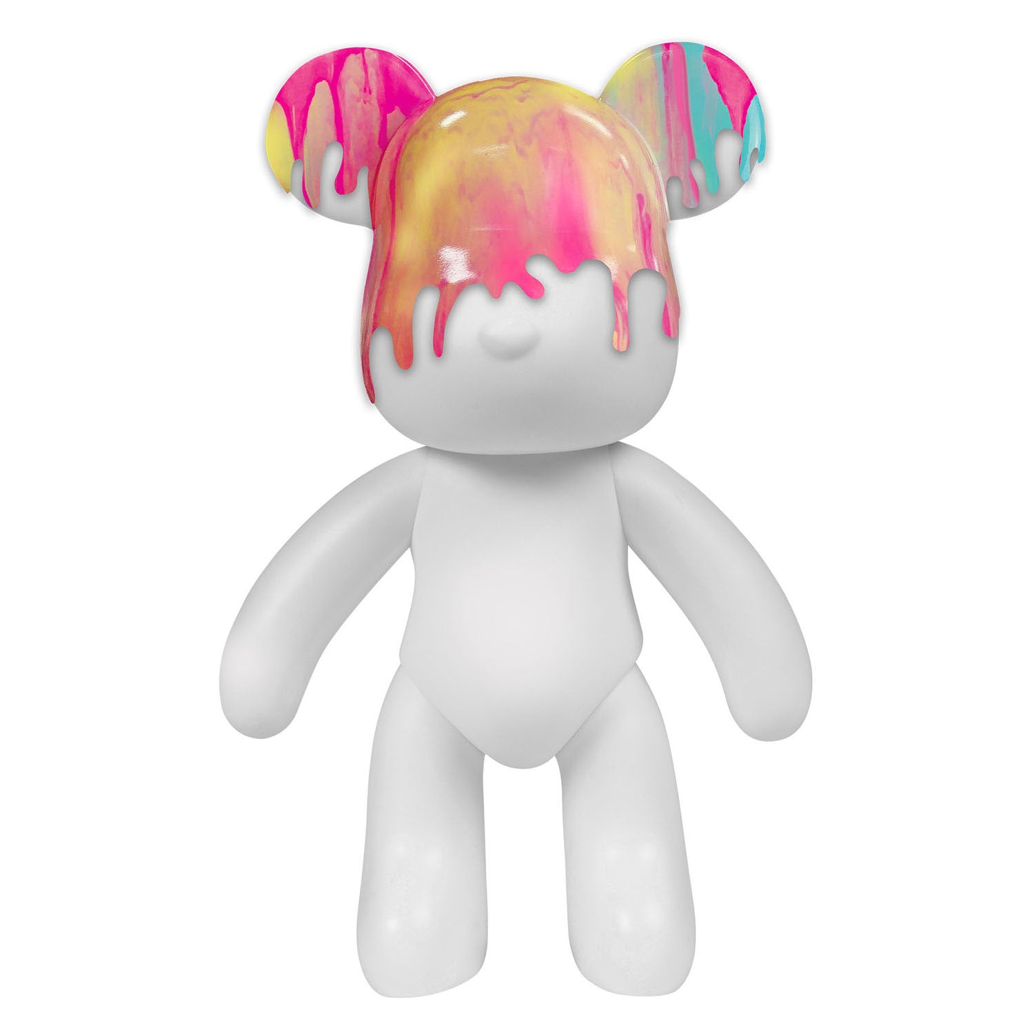 Spectron pour Palz Bubblegum Pop Bear Kit de peinture pouring - incl. 3 couleurs de peinture acrylique
