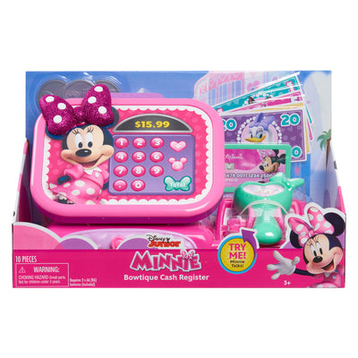 Caisse enregistreuse jouet Spectron Minnie Bowtique avec son - 10 pcs.