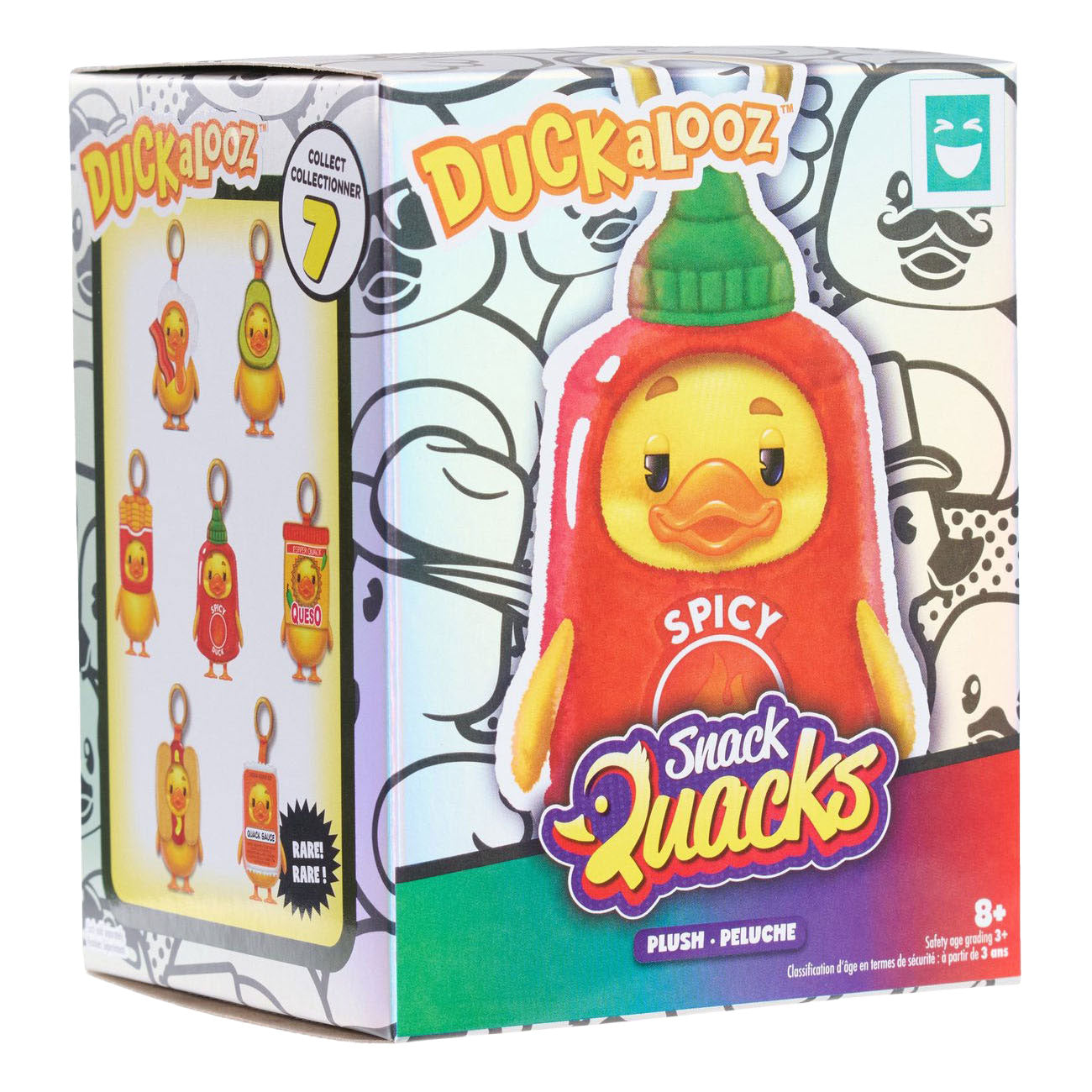 Porte-clés en peluche Spectron happy haul duckalooz snack charlatan