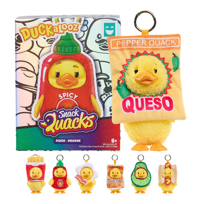 Porte-clés en peluche Spectron happy haul duckalooz snack charlatan