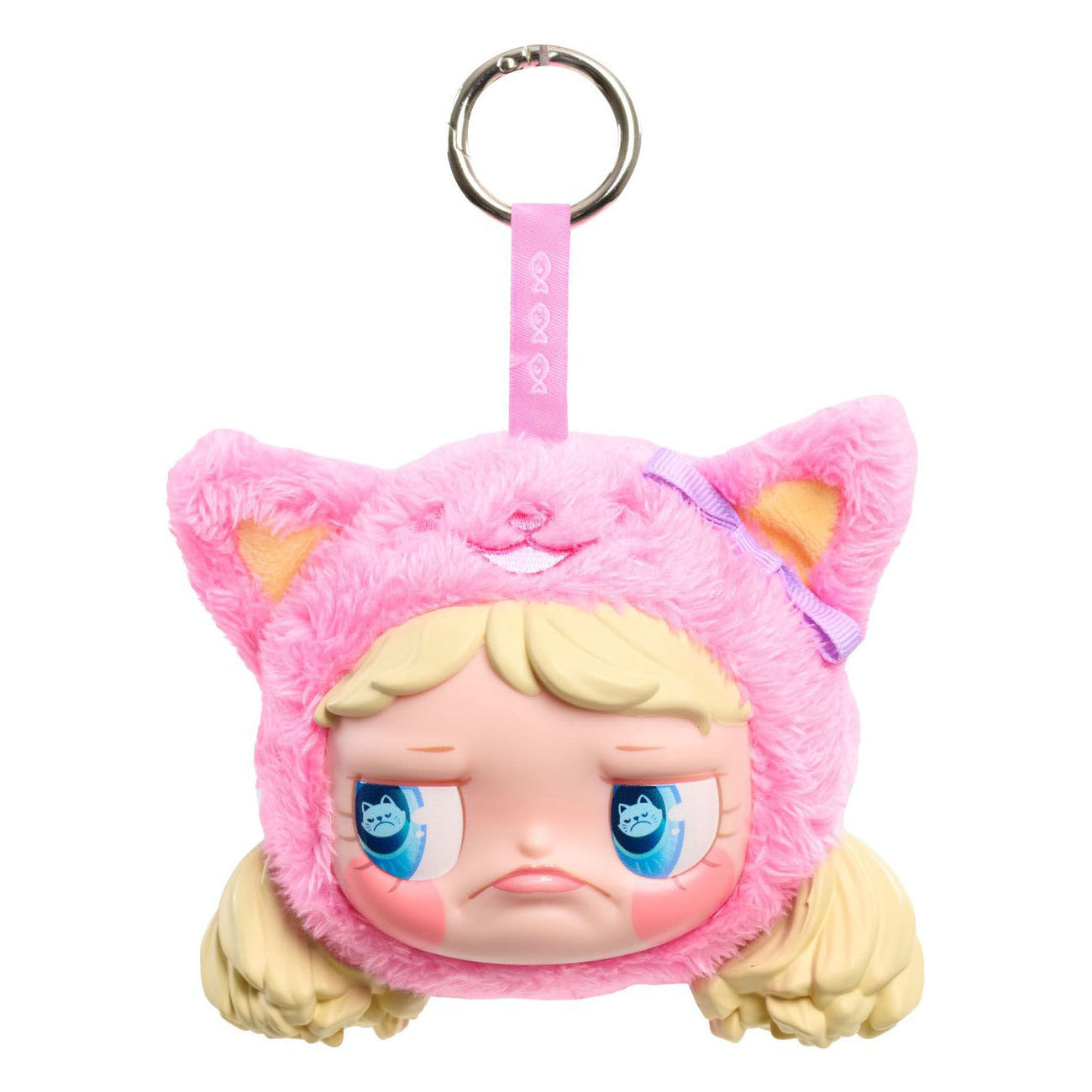 Porte-clés en peluche en vinyle Spectron happy haul sour moues