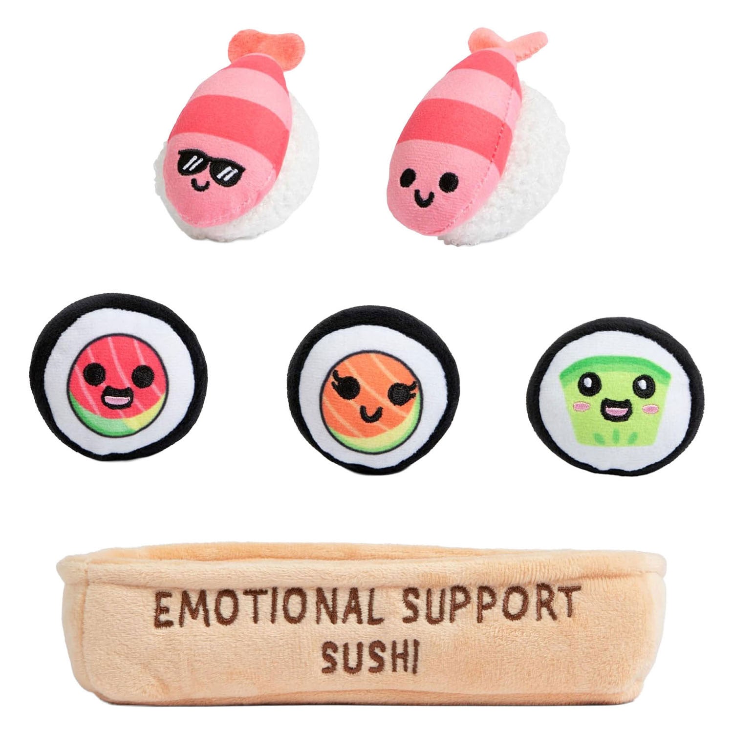 Peluches sushi de soutien émotionnel Spectron - 6 pcs.