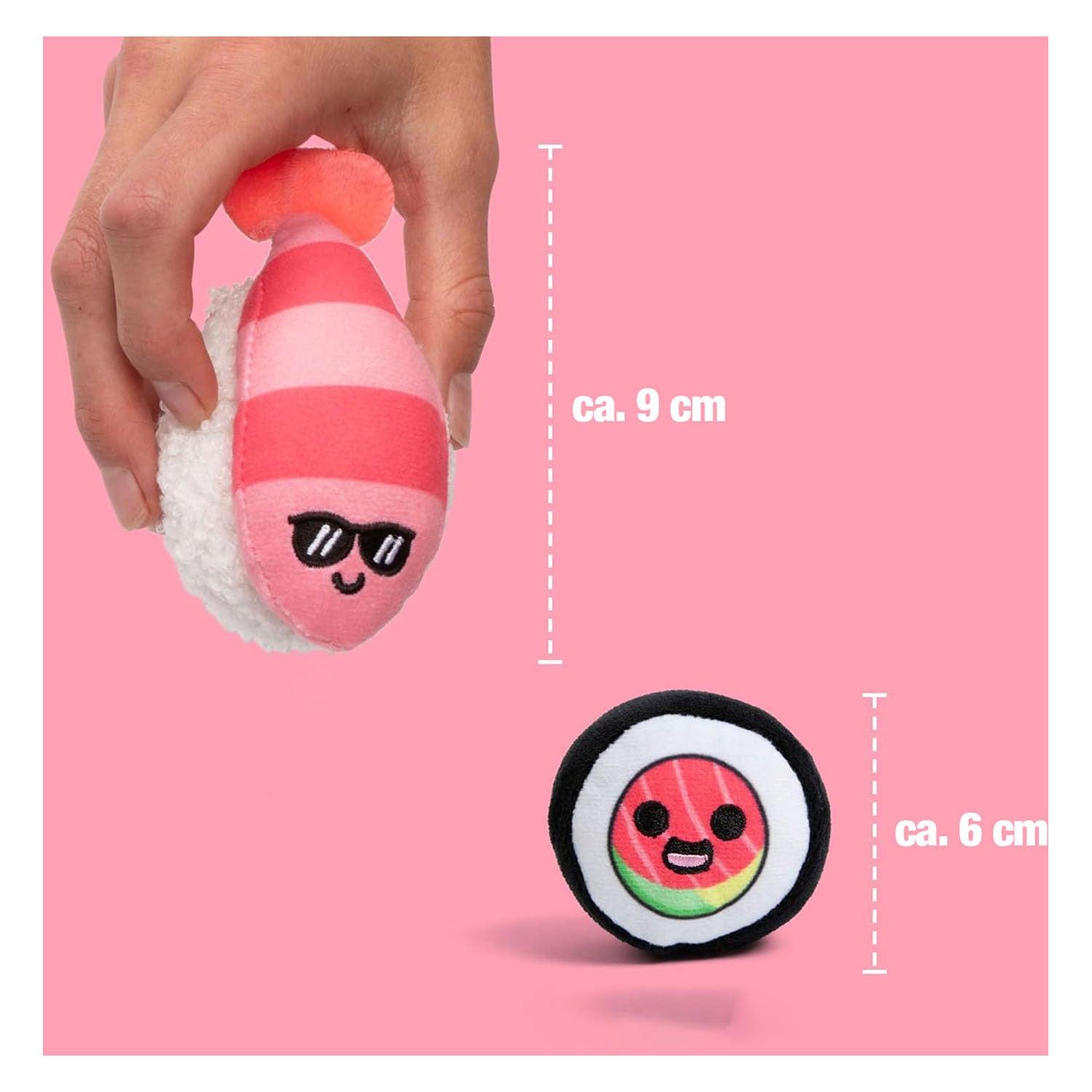 Peluches sushi de soutien émotionnel Spectron - 6 pcs.