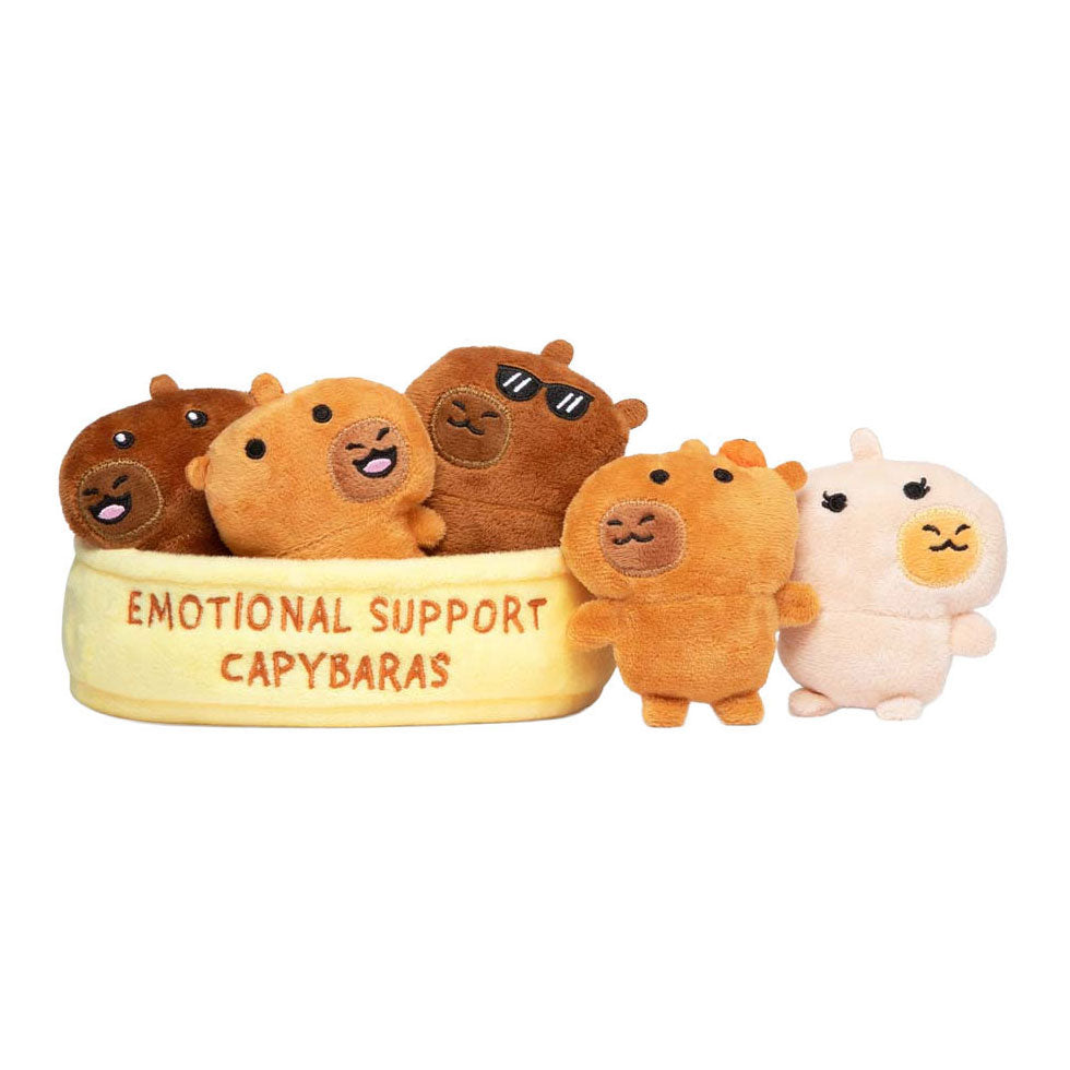 Peluches capybaras de soutien émotionnel Spectron - 6 pcs.