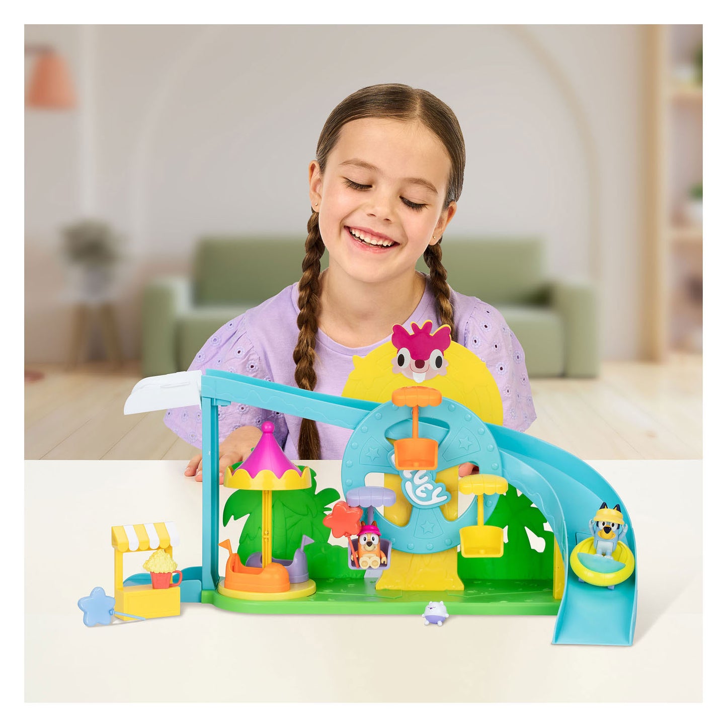 Ensemble de jeu ultime pour parc d'attractions Spectron bluey et bingo