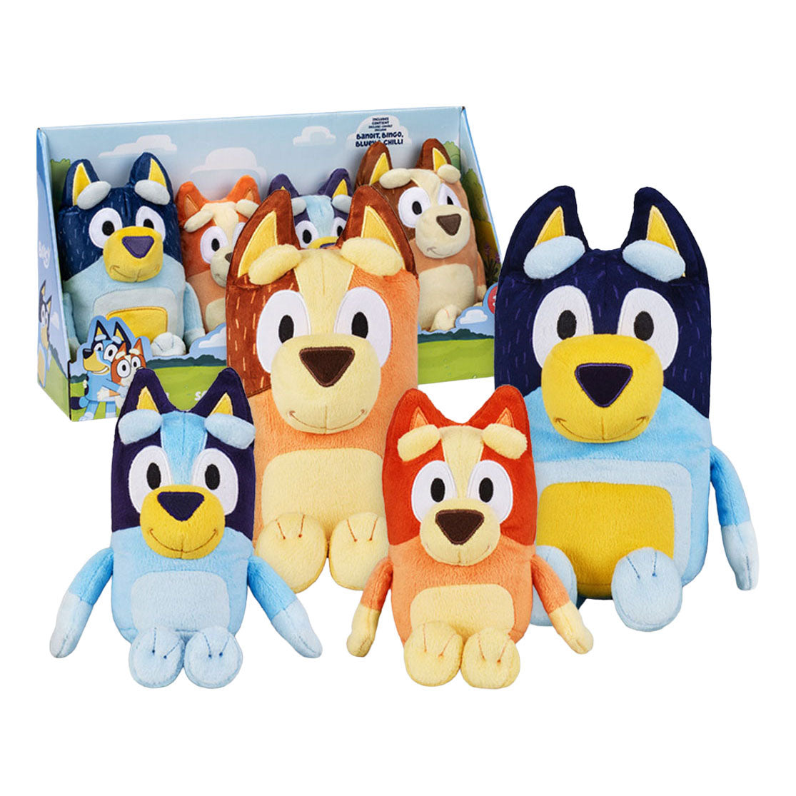 Ensemble de peluches Spectron bluey - 4 pcs.