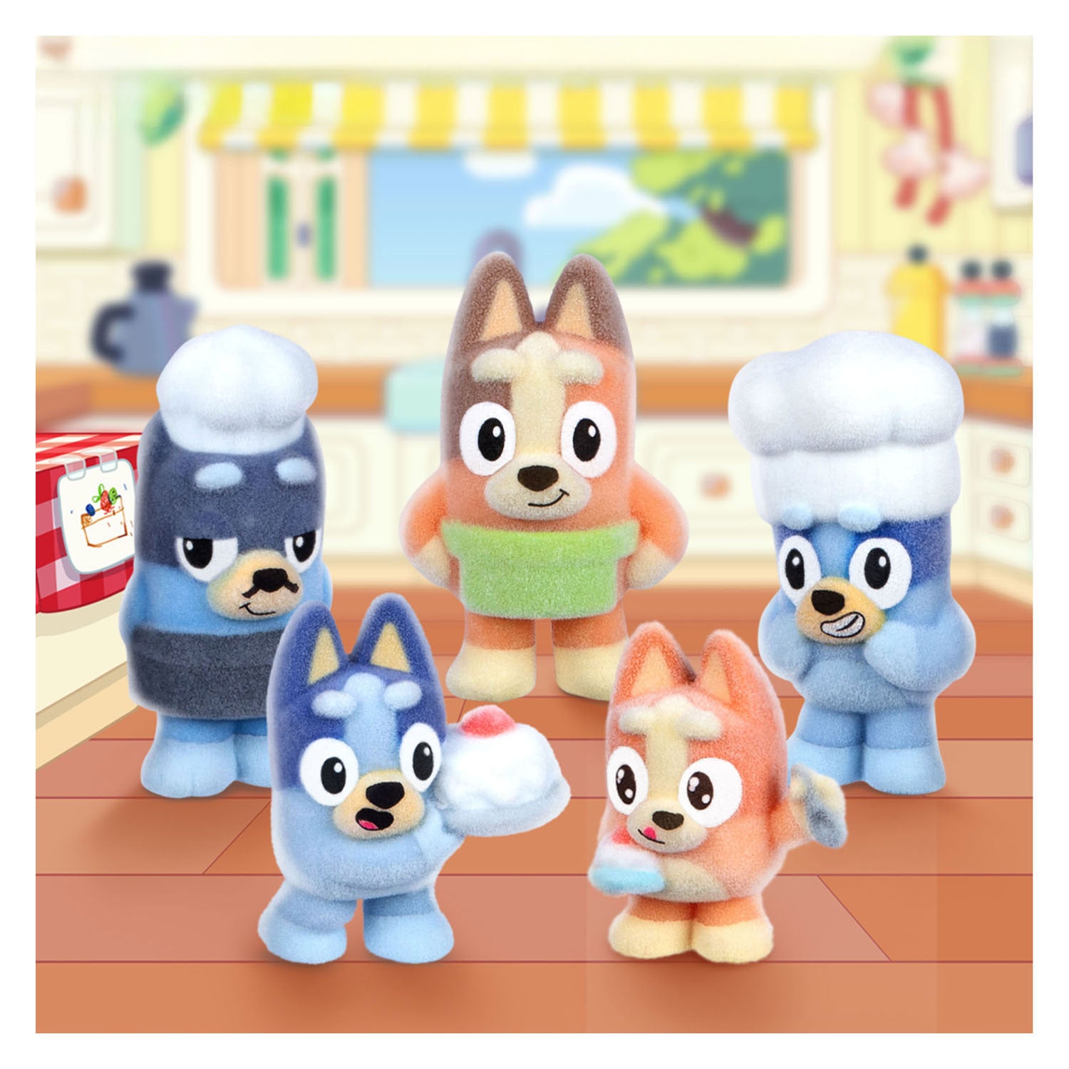 Ensemble surprise de figurines à collectionner Spectron Bluey Fuzzies