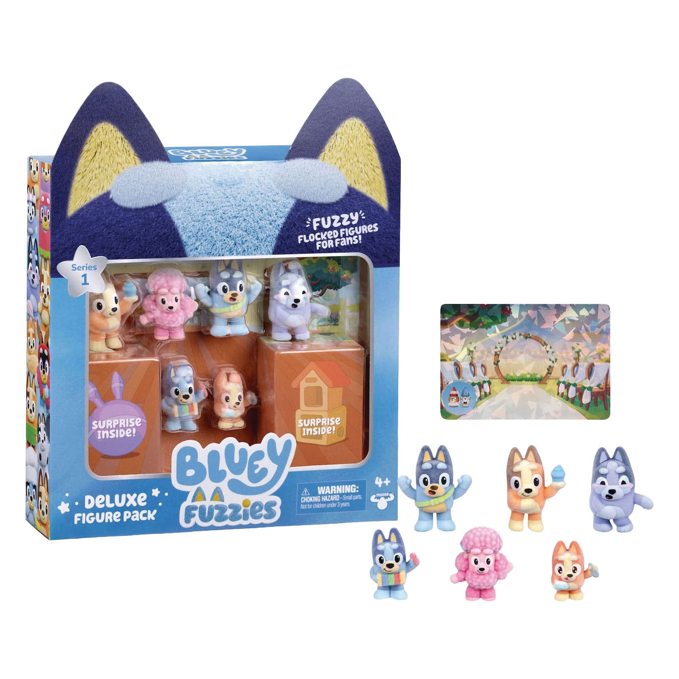 Spectron bluey mini figurines à collectionner de luxe