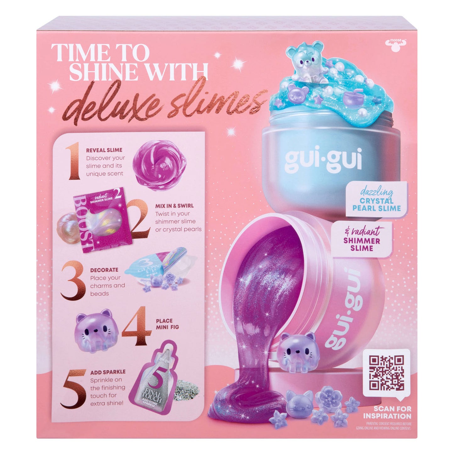 Spectron gui gui shimmer deluxe duo pack slime
