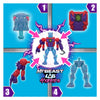 Spectron mrbeast lab figurines hybrides araignée vs panthère énergétique