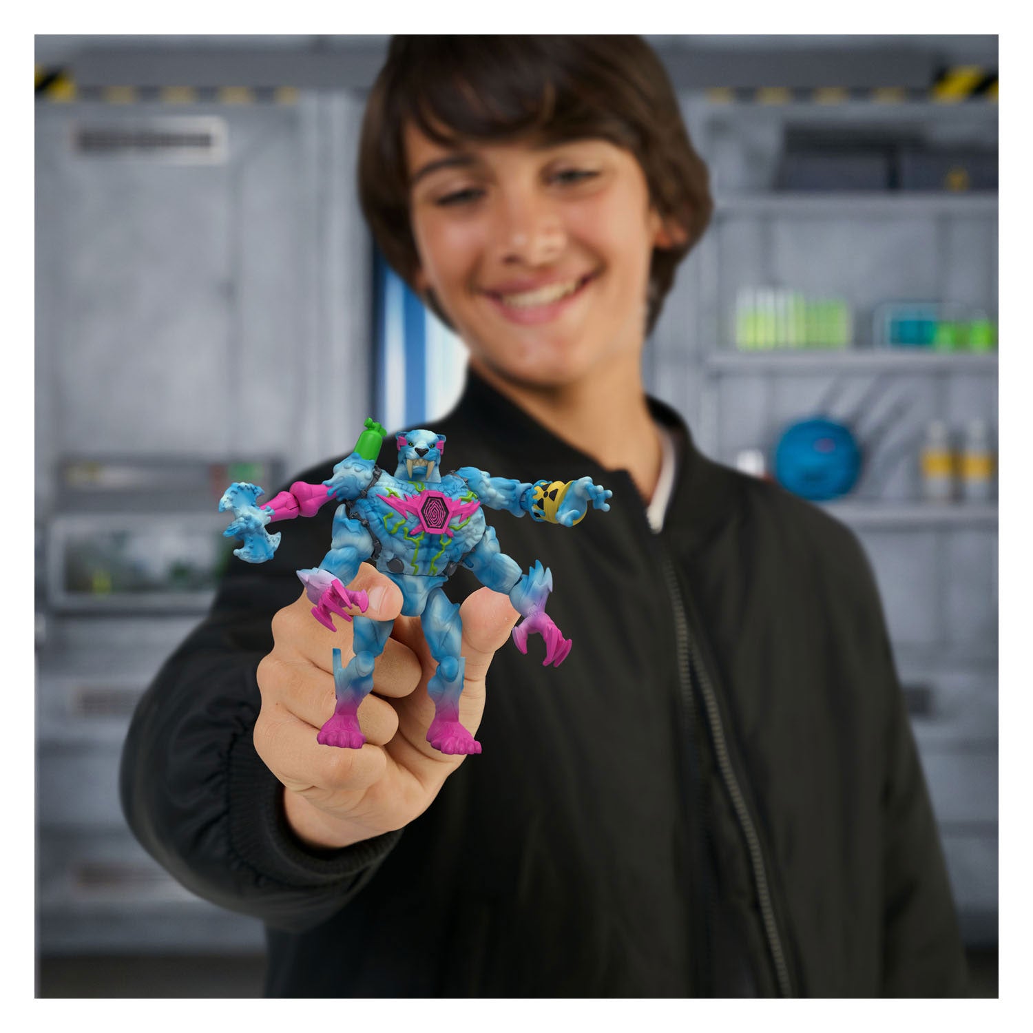 Figurines d'action de laboratoire hybride hyper fusion Spectron mrbeast lab