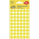 Points de marquage avery jaune 3144