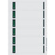 Classeur étiquettes de dos leitz gris 150 pièces