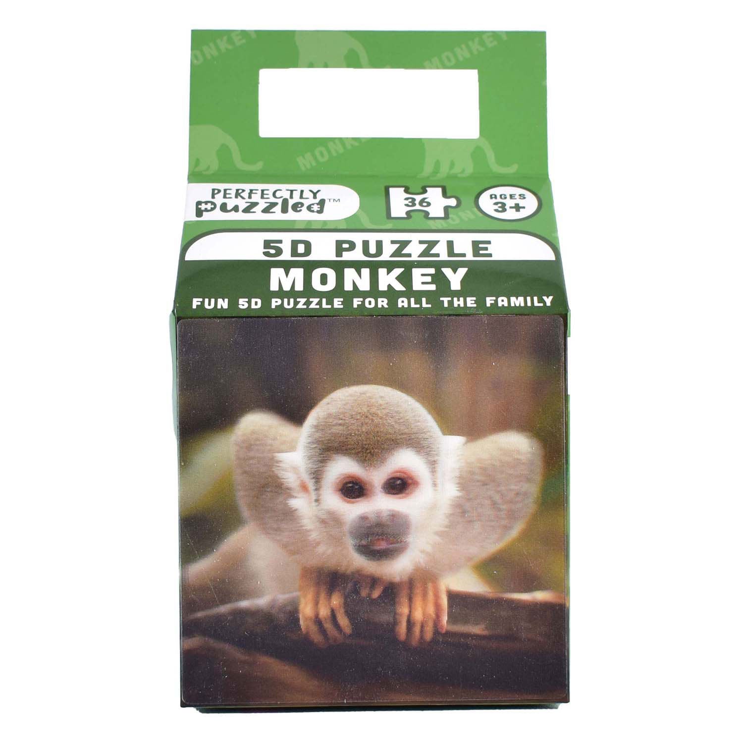 Puzzle animal 5D singe, 36 pcs.