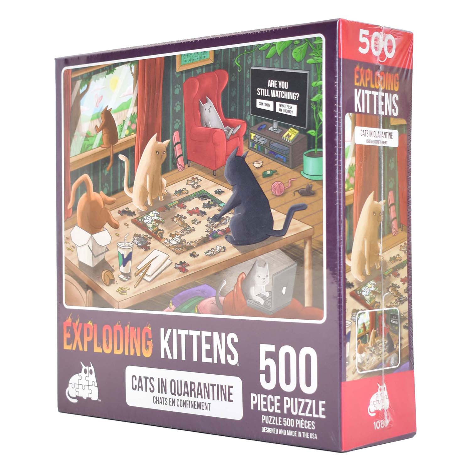 Puzzle chatons explosifs Asmodee, 500 pcs.