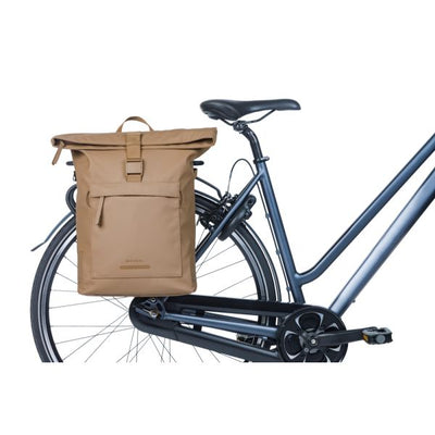 Sac bandoulière vélo Basil brooklyn mik 17l 14 x 32 x 40 cm - sable