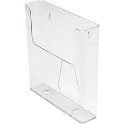 Porte-brochures mural deflecto de76301 transparent