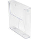 Porte-brochures mural deflecto de76301 transparent