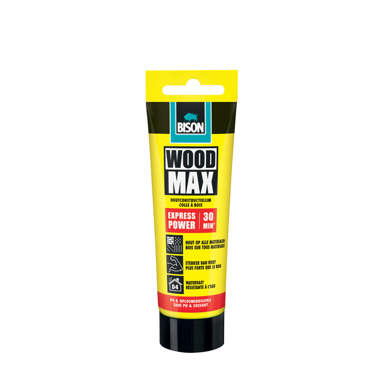 Bison 1074133 - wood max® express power tube 100 g nl fr | 2 pièces