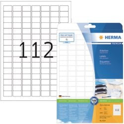 Etiquettes herma blanc