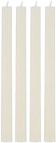 Arti casa bougies de table lot de 4 - 7 heures de combustion - bougies de table - ivoire