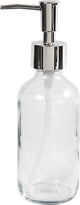 Pompe à savon Creativ company, h : 19,3 cm, d 6,3 cm, 230 ml, transparent, 1 pièce