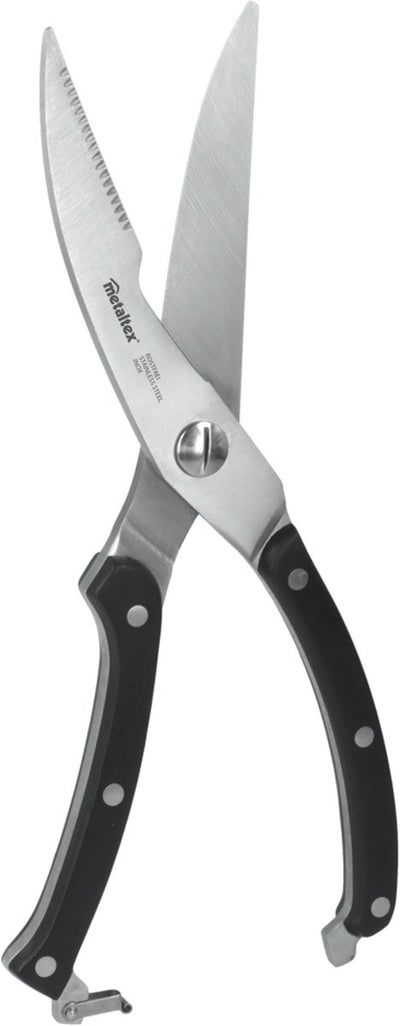 Metaltex - ciseaux à gibier - ciseaux de cuisine - acier inoxydable - manche en bakélite - pour volaille - 25 cm