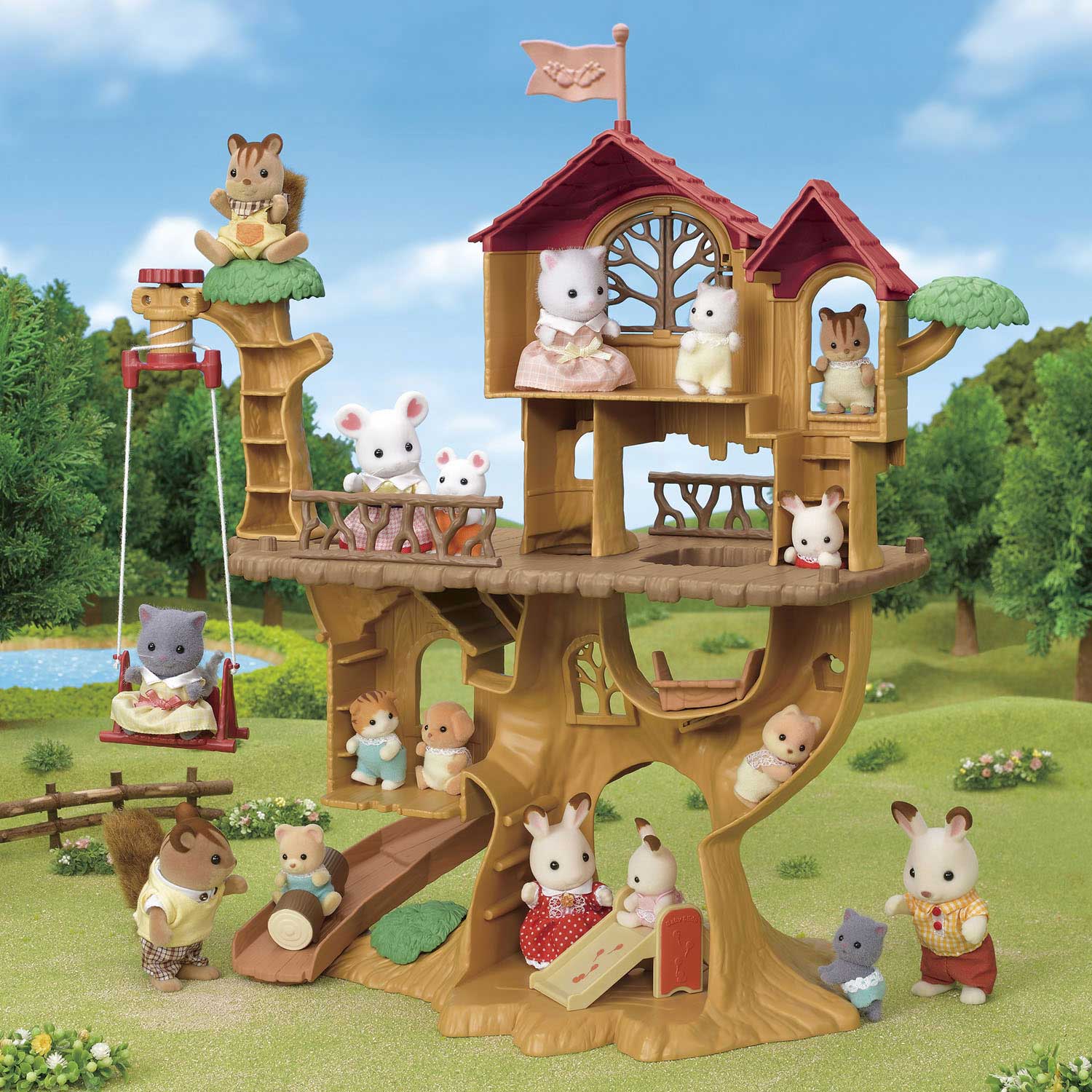 Familles sylvaniennes 5450 Hut d'arbre d'aventure