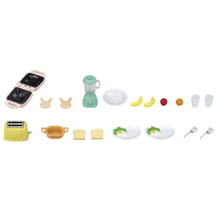 Epoch Sylvanian Families 5444 Ensemble de petit-déjeuner