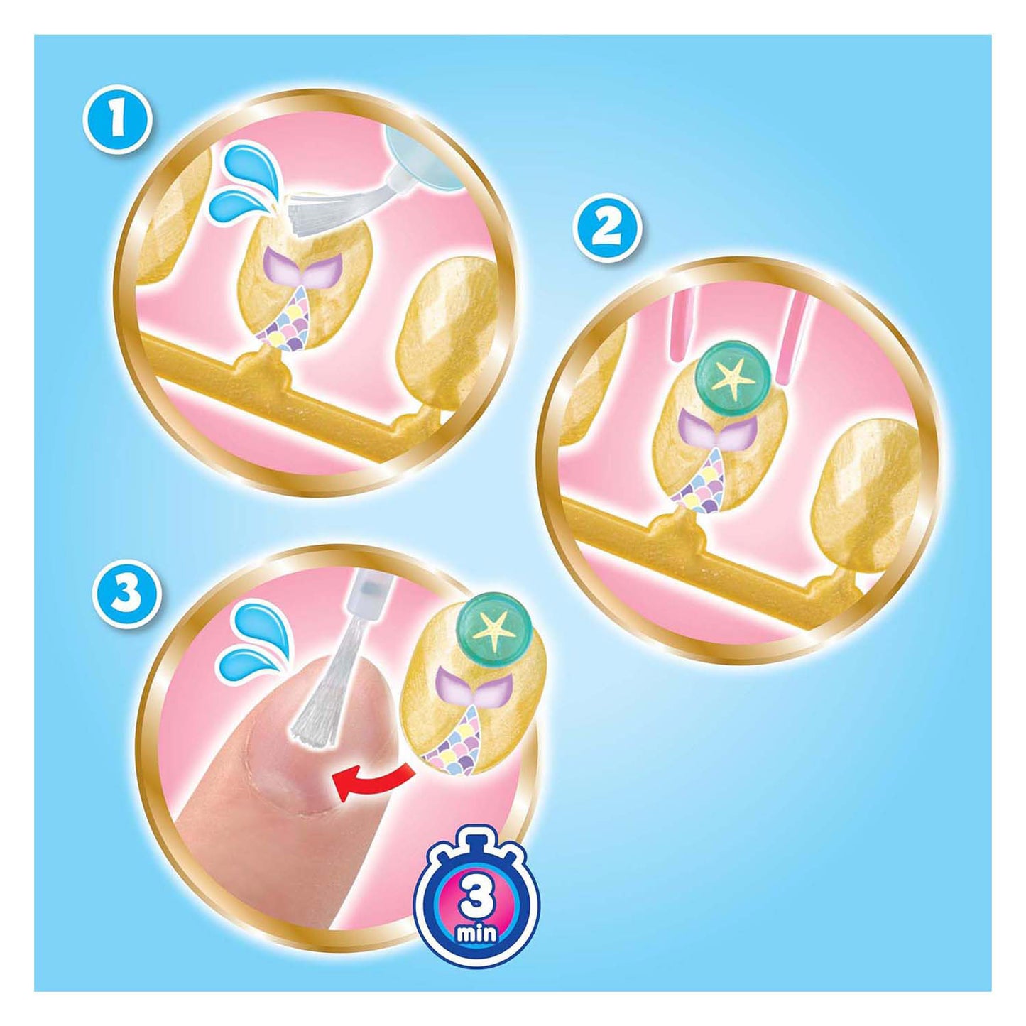 Ensemble d'ongles magique Aquabeads