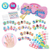 Kit de créateur Barbie Nail Studio Aquabeads - avec ongles réutilisables - sans sèche-ongles - sans danger pour les enfants - uniquement de l'eau requise