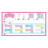 Kit de créateur Barbie Nail Studio Aquabeads - avec ongles réutilisables - sans sèche-ongles - sans danger pour les enfants - uniquement de l'eau requise - afbeelding 4