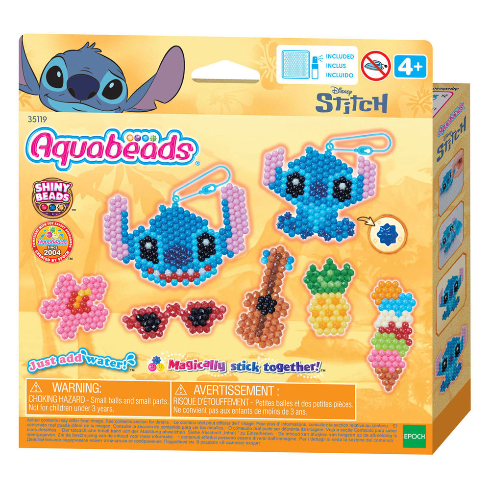 Ensemble de porte-clés Aquabeads stitch (700 perles) ensemble artisanal - perles qui collent à l'eau