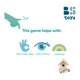 Les jouets BS font votre propre ensemble de bâtiments en bois en bois - afbeelding 4