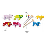 Toys bs houten croquet junior hors jeu - afbeelding 3