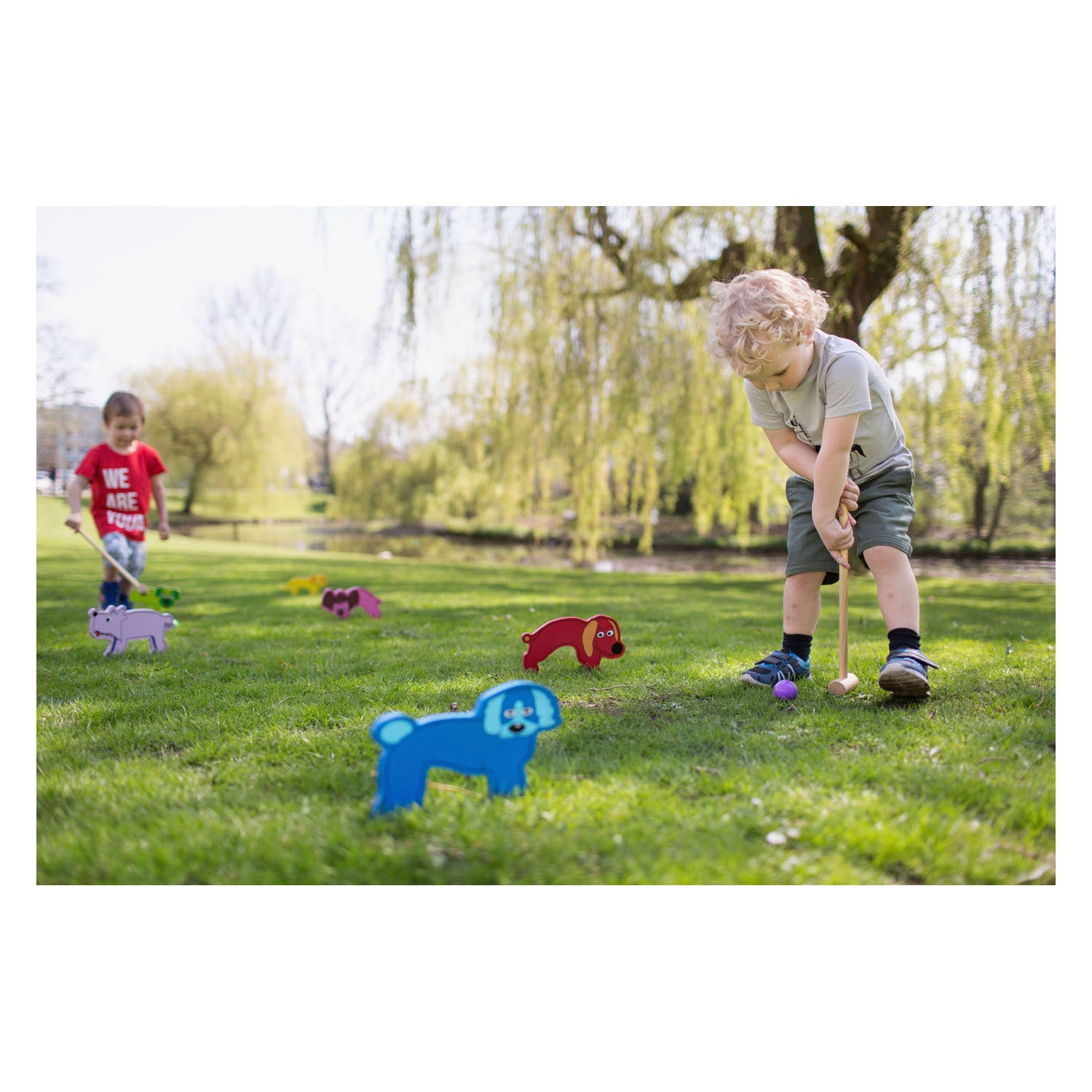 Toys bs houten croquet junior hors jeu