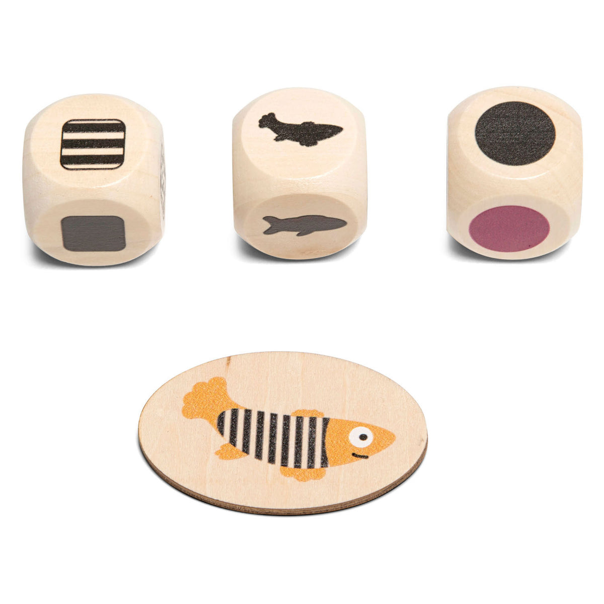 Jeu de bs jeu en bois trouve le poisson