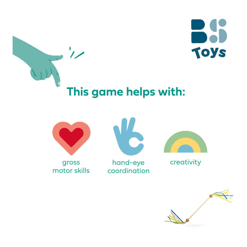 BS Toys Houten Rrewstep avec ruban