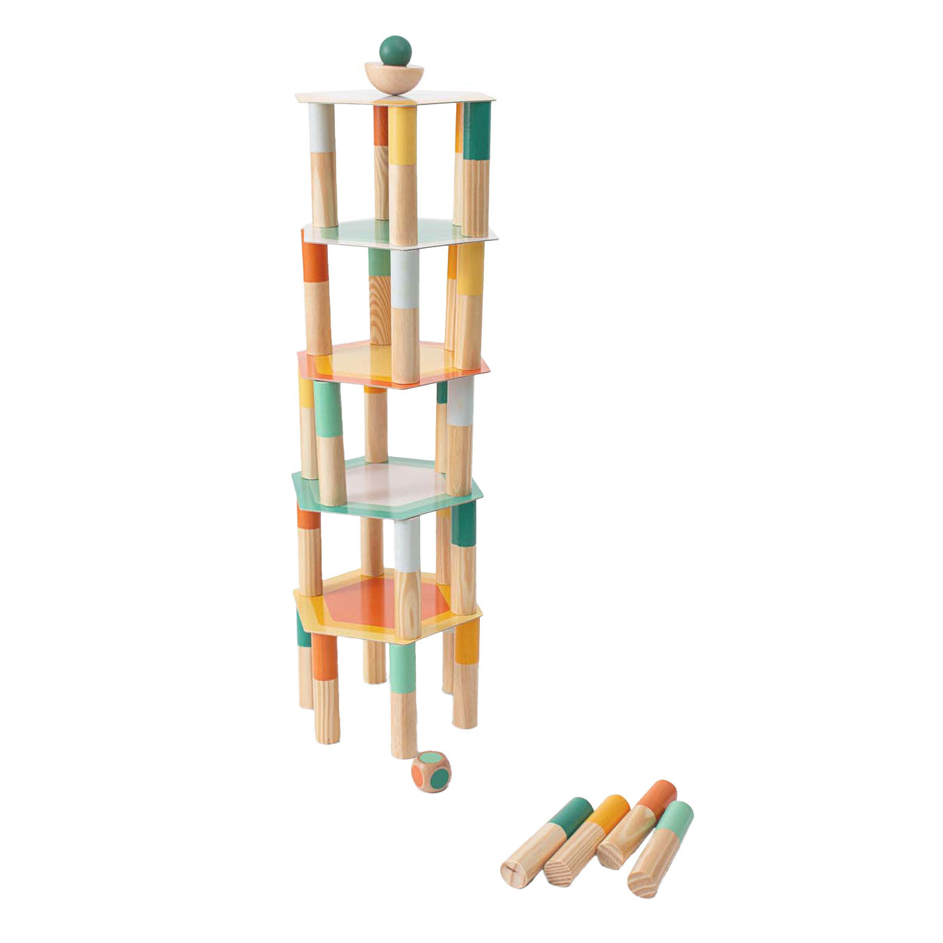 BS Toys Mega Wooden Balance Game, 38dlg.
