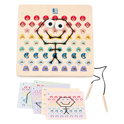 Fil et code en bois Bs Toys