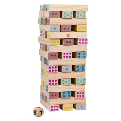 Tour à chiffres géante en bois BS Toys - 46 pcs.