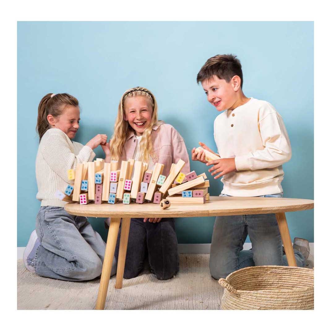 Tour à chiffres géante en bois BS Toys - 46 pcs.
