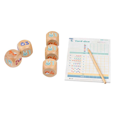BS jouets yatzy junior en bois - 6 pcs.
