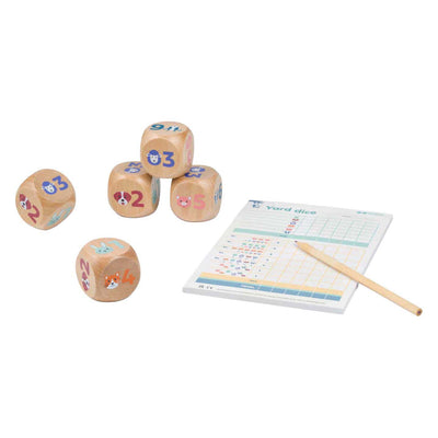 BS jouets yatzy junior en bois - 6 pcs.