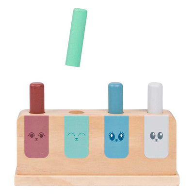 Jeu pop-up en bois Bs Toys - 5 pcs.