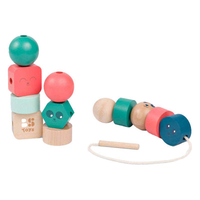 Bs toys perles en bois junior - 13 pcs.
